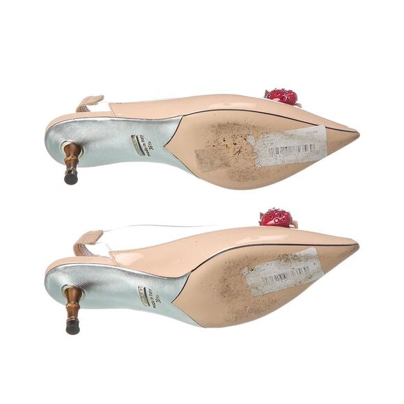 Gucci Vinyl & Patent Slingback Pump (Authentic Pre-Loved), Pink - Picture 4 of 5
